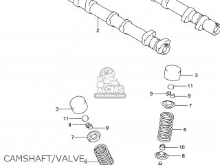 CAMSHAFT/VALVE - GSX1300RAZ HAYABUSA 2014 (L4) USA (E03)