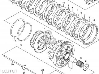 CLUTCH - GSX1300RAZ HAYABUSA 2014 (L4) USA (E03)