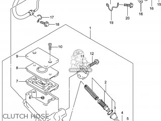 CLUTCH HOSE - GSX1300RAZ HAYABUSA 2014 (L4) USA (E03)