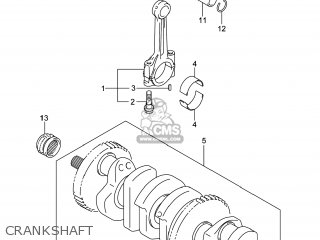 CRANKSHAFT - GSX1300RAZ HAYABUSA 2014 (L4) USA (E03)
