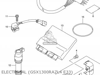 ELECTRICAL (GSX1300RAZL4 E33) - GSX1300RAZ HAYABUSA 2014 (L4) USA (E03)