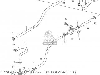 EVAP SYSTEM (GSX1300RAZL4 E33) - GSX1300RAZ HAYABUSA 2014 (L4) USA (E03)