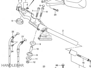 HANDLEBAR - GSX1300RAZ HAYABUSA 2014 (L4) USA (E03)