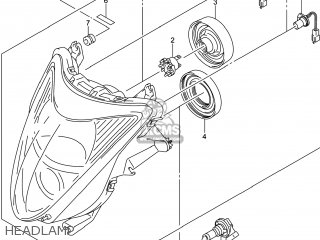 HEADLAMP - GSX1300RAZ HAYABUSA 2014 (L4) USA (E03)