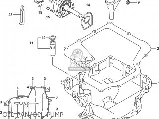 OIL PAN/OIL PUMP - GSX1300RAZ HAYABUSA 2014 (L4) USA (E03)