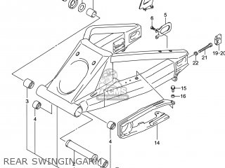 REAR SWINGINGARM - GSX1300RAZ HAYABUSA 2014 (L4) USA (E03)