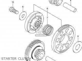 STARTER CLUTCH - GSX1300RAZ HAYABUSA 2014 (L4) USA (E03)