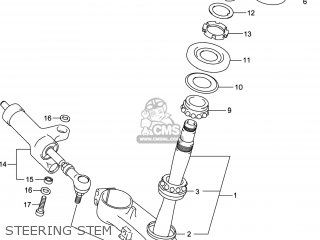 STEERING STEM - GSX1300RAZ HAYABUSA 2014 (L4) USA (E03)