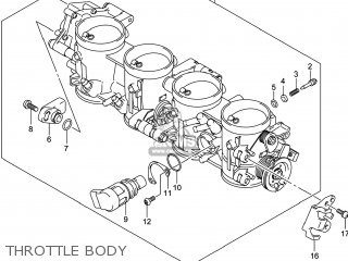 THROTTLE BODY - GSX1300RAZ HAYABUSA 2014 (L4) USA (E03)
