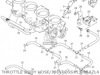 THROTTLE BODY HOSE/JOINT (GSX1300RAZL4 E33) - GSX1300RAZ HAYABUSA 2014 (L4) USA (E03)