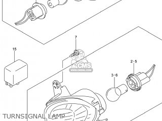 TURNSIGNAL LAMP - GSX1300RAZ HAYABUSA 2014 (L4) USA (E03)