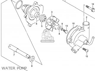 WATER PUMP - GSX1300RAZ HAYABUSA 2014 (L4) USA (E03)
