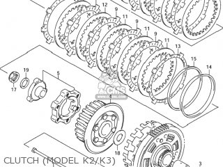 CLUTCH (MODEL K2/K3) - GSX1300RZ HAYABUSA 1999 (X) USA (E03)