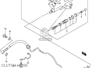 CLUTCH HOSE - GSX1300RZ HAYABUSA 1999 (X) USA (E03)