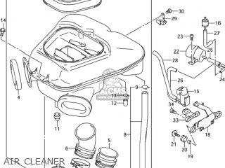 AIR CLEANER - GSX1300RZ HAYABUSA 2001 (K1) USA (E03)