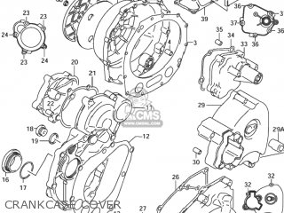 CRANKCASE COVER - GSX1300RZ HAYABUSA 2001 (K1) USA (E03)