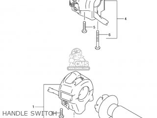 HANDLE SWITCH - GSX1300RZ HAYABUSA 2001 (K1) USA (E03)