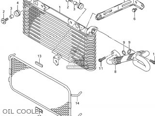 OIL COOLER - GSX1300RZ HAYABUSA 2002 (K2) USA (E03)