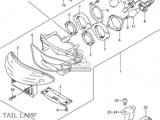 TAIL LAMP - GSX1300RZ HAYABUSA 2002 (K2) USA (E03)