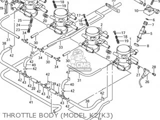 THROTTLE BODY (MODEL K2/K3) - GSX1300RZ HAYABUSA 2002 (K2) USA (E03)