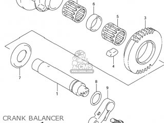 CRANK BALANCER - GSX1300RZ HAYABUSA 2003 (K3) USA (E03)