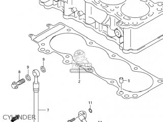 CYLINDER - GSX1300RZ HAYABUSA 2003 (K3) USA (E03)