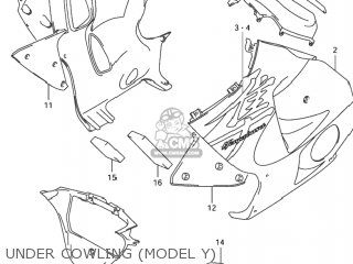 UNDER COWLING (MODEL Y) - GSX1300RZ HAYABUSA 2003 (K3) USA (E03)