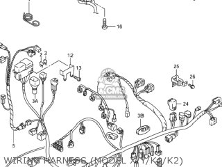 WIRING HARNESS (MODEL X/Y/K1/K2) - GSX1300RZ HAYABUSA 2003 (K3) USA (E03)