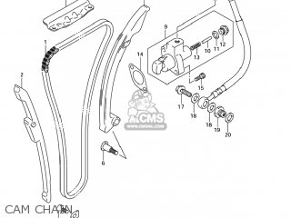 CAM CHAIN - GSX1300RZ HAYABUSA 2004 (K4) USA (E03)