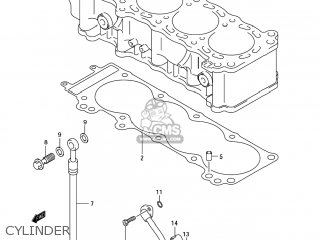 CYLINDER - GSX1300RZ HAYABUSA 2005 (K5) USA (E03)