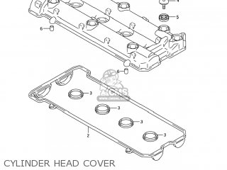 CYLINDER HEAD COVER - GSX1300RZ HAYABUSA 2006 (K6) USA (E03)