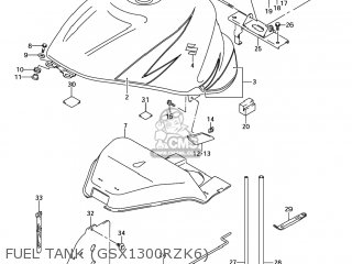 FUEL TANK (GSX1300RZK6) - GSX1300RZ HAYABUSA 2006 (K6) USA (E03)