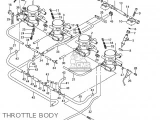 THROTTLE BODY - GSX1300RZ HAYABUSA 2006 (K6) USA (E03)