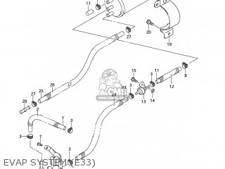 EVAP SYSTEM (E33) - GSX1300RZ HAYABUSA 2007 (K7) USA (E03)