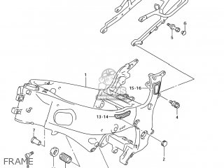 FRAME - GSX1300RZ HAYABUSA 2007 (K7) USA (E03)