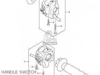 HANDLE SWITCH - GSX1300RZ HAYABUSA 2007 (K7) USA (E03)