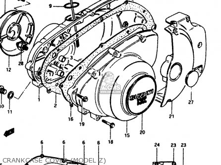 Suzuki GSX250 1982 (Z) GENERAL EXPORT (E01) parts lists and schematics