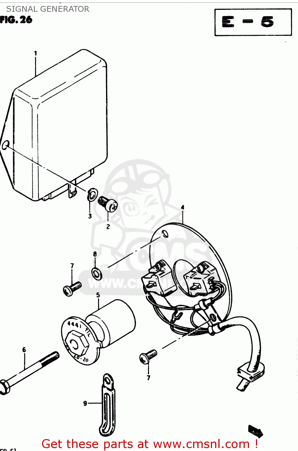SIGNAL GENERATOR GSX250 1982 (Z) GENERAL EXPORT (E01)