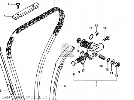 CAM CHAIN (MODEL D) - GSX250 1983 (D) GENERAL EXPORT (E01)