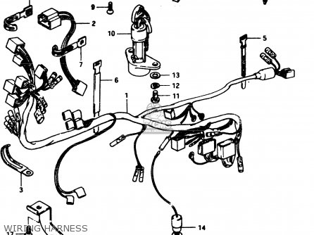 WIRING HARNESS - GSX250E 1982 (Z) GENERAL EXPORT (E01)