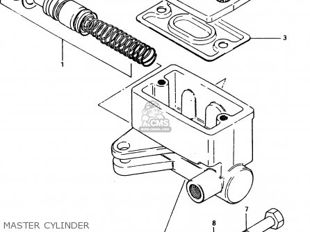 MASTER CYLINDER - GSX250ES 1982 (Z) GENERAL EXPORT (E01)