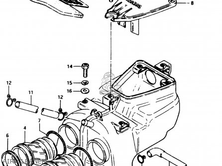 AIR CLEANER - GSX250ES 1983 (D) GENERAL EXPORT (E01)