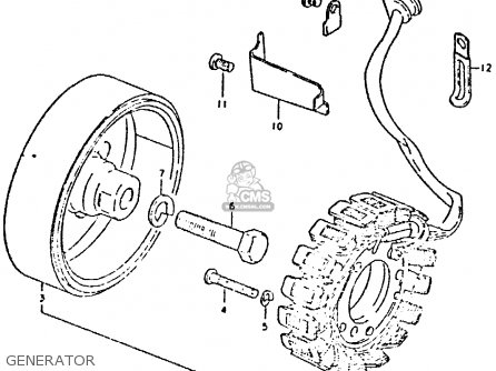 GENERATOR - GSX400E 1980 (T) (E02 E04 E22 E24)