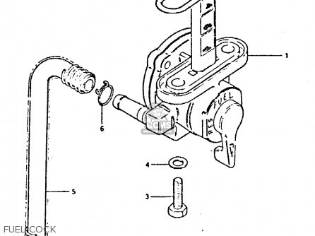 FUEL COCK - GSX400E 1980 (T) (E02 E04 E22 E24)