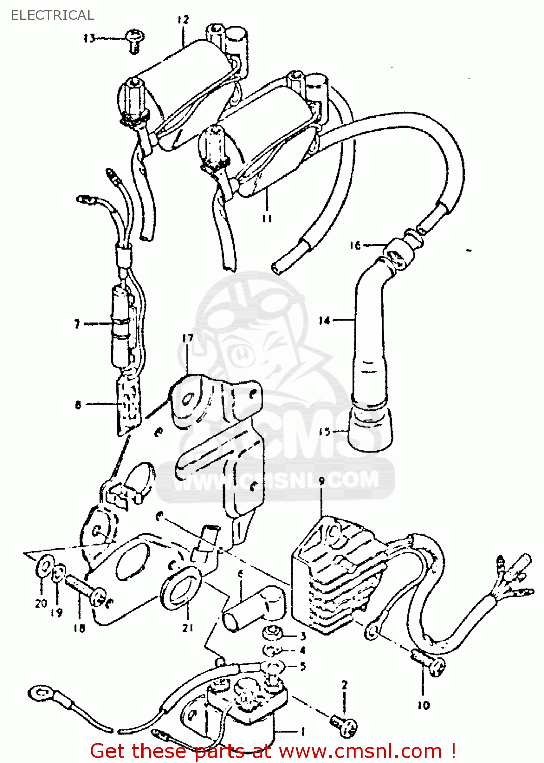 Suzuki GSX400E 1981 (X) (E02 E04 E16 E22 E24 E26) ELECTRICAL - buy ...