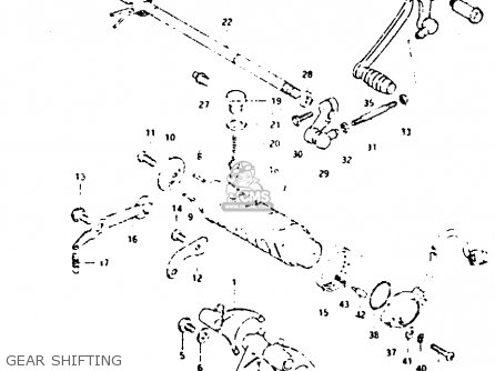 GEAR SHIFTING - GSX400E 1982 (Z) (E02 E04 E16 E17 E22 E24 E26)