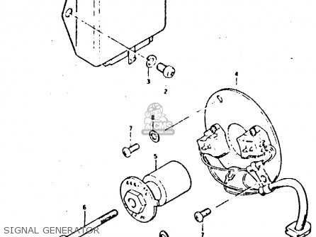 SIGNAL GENERATOR - GSX400E 1982 (Z) (E02 E04 E16 E17 E22 E24 E26)