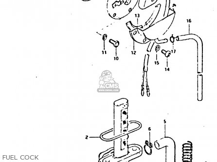 FUEL COCK - GSX400E 1982 (Z) (E02 E04 E16 E17 E22 E24 E26)