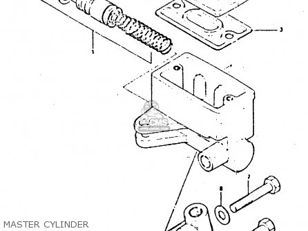MASTER CYLINDER - GSX400E 1982 (Z) (E02 E04 E16 E17 E22 E24 E26)