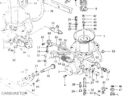 CARBURETOR - GSX400E 1984 (E) GENERAL EXPORT (E01)